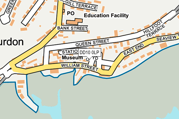 DD10 0LP map - OS OpenMap – Local (Ordnance Survey) DD10 0LP map - OS OpenMap – Local (Ordnance Survey)