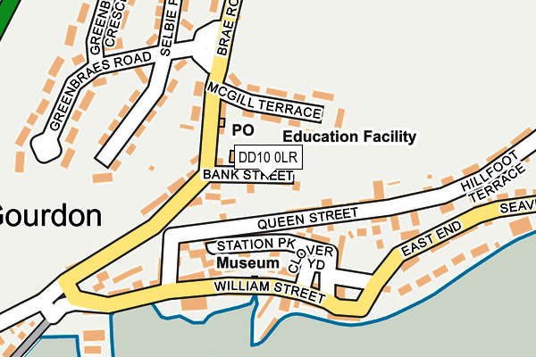 DD10 0LR map - OS OpenMap – Local (Ordnance Survey) DD10 0LR map - OS OpenMap – Local (Ordnance Survey)