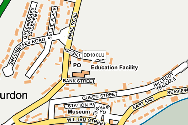 DD10 0LU map - OS OpenMap – Local (Ordnance Survey) DD10 0LU map - OS OpenMap – Local (Ordnance Survey)