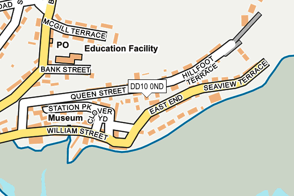 DD10 0ND map - OS OpenMap – Local (Ordnance Survey) DD10 0ND map - OS OpenMap – Local (Ordnance Survey)