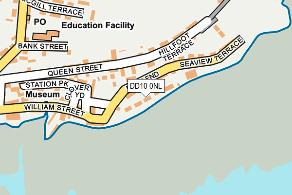 DD10 0NL map - OS OpenMap – Local (Ordnance Survey)