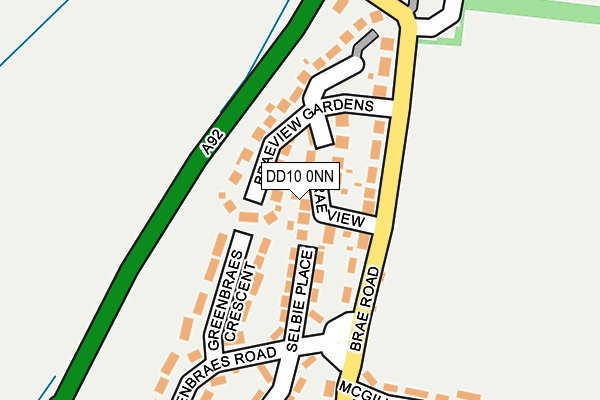 DD10 0NN map - OS OpenMap – Local (Ordnance Survey) DD10 0NN map - OS OpenMap – Local (Ordnance Survey)