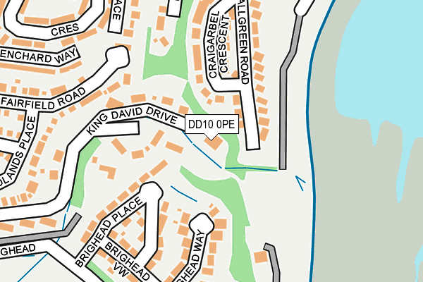 DD10 0PE map - OS OpenMap – Local (Ordnance Survey) DD10 0PE map - OS OpenMap – Local (Ordnance Survey)