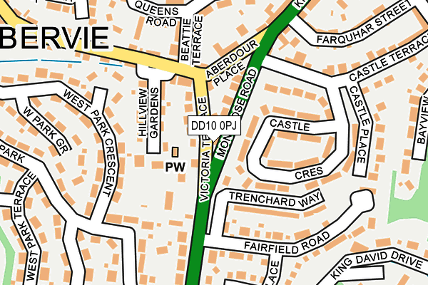 DD10 0PJ map - OS OpenMap – Local (Ordnance Survey) DD10 0PJ map - OS OpenMap – Local (Ordnance Survey)