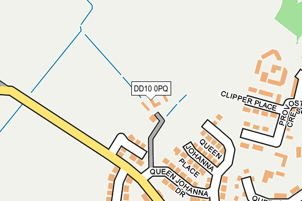 DD10 0PQ map - OS OpenMap – Local (Ordnance Survey) DD10 0PQ map - OS OpenMap – Local (Ordnance Survey)