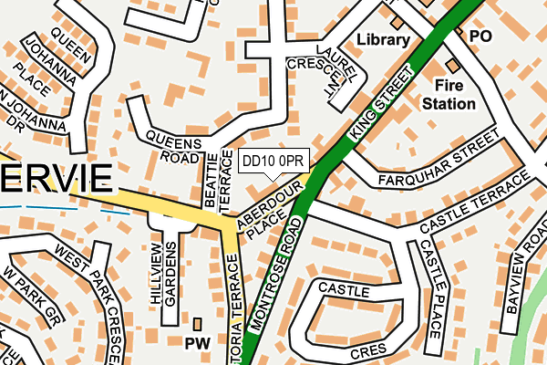 DD10 0PR map - OS OpenMap – Local (Ordnance Survey) DD10 0PR map - OS OpenMap – Local (Ordnance Survey)