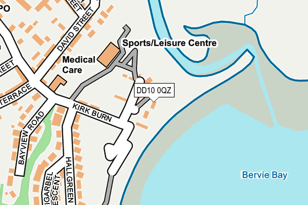 DD10 0QZ map - OS OpenMap – Local (Ordnance Survey) DD10 0QZ map - OS OpenMap – Local (Ordnance Survey)