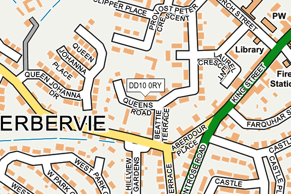 DD10 0RY map - OS OpenMap – Local (Ordnance Survey) DD10 0RY map - OS OpenMap – Local (Ordnance Survey)