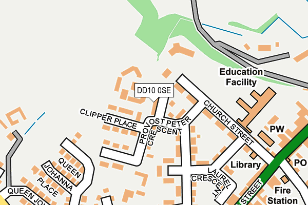 DD10 0SE map - OS OpenMap – Local (Ordnance Survey) DD10 0SE map - OS OpenMap – Local (Ordnance Survey)