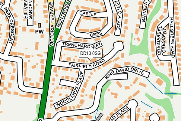 DD10 0SG map - OS OpenMap – Local (Ordnance Survey) DD10 0SG map - OS OpenMap – Local (Ordnance Survey)