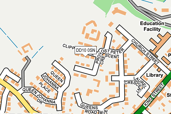 DD10 0SN map - OS OpenMap – Local (Ordnance Survey) DD10 0SN map - OS OpenMap – Local (Ordnance Survey)