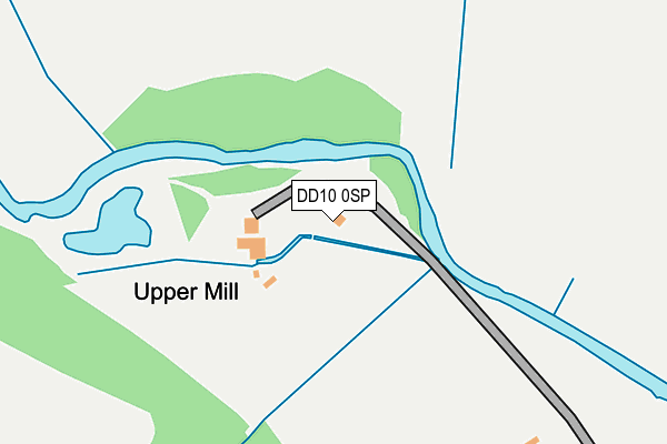 DD10 0SP map - OS OpenMap – Local (Ordnance Survey) DD10 0SP map - OS OpenMap – Local (Ordnance Survey)