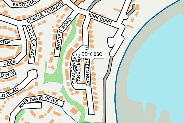 DD10 0SQ map - OS OpenMap – Local (Ordnance Survey)