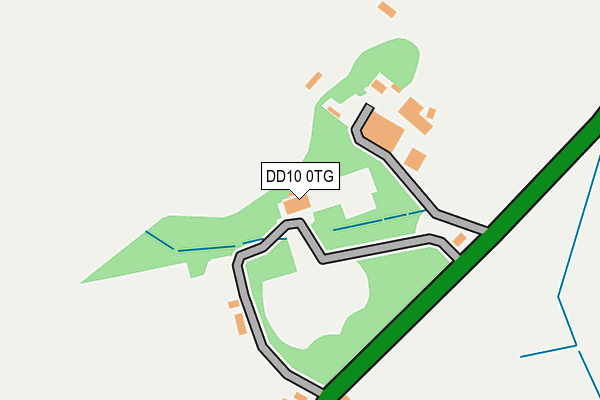 DD10 0TG map - OS OpenMap – Local (Ordnance Survey) DD10 0TG map - OS OpenMap – Local (Ordnance Survey)