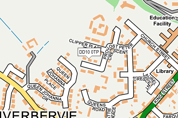 DD10 0TP map - OS OpenMap – Local (Ordnance Survey) DD10 0TP map - OS OpenMap – Local (Ordnance Survey)