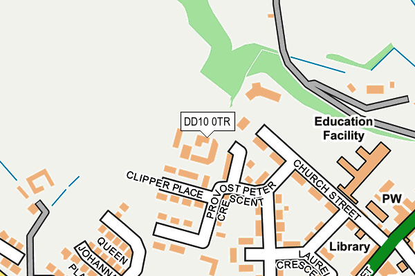 DD10 0TR map - OS OpenMap – Local (Ordnance Survey) DD10 0TR map - OS OpenMap – Local (Ordnance Survey)