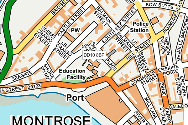 DD10 8BP map - OS OpenMap – Local (Ordnance Survey) DD10 8BP map - OS OpenMap – Local (Ordnance Survey)