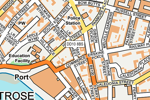 DD10 8BS map - OS OpenMap – Local (Ordnance Survey) DD10 8BS map - OS OpenMap – Local (Ordnance Survey)