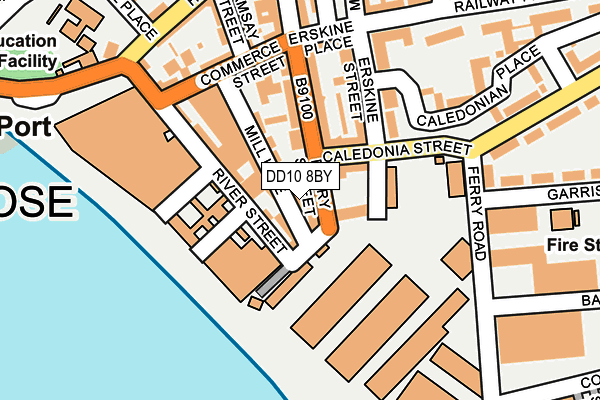 DD10 8BY map - OS OpenMap – Local (Ordnance Survey) DD10 8BY map - OS OpenMap – Local (Ordnance Survey)