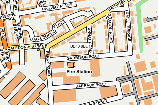 DD10 8EE map - OS OpenMap – Local (Ordnance Survey) DD10 8EE map - OS OpenMap – Local (Ordnance Survey)