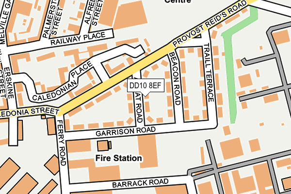 DD10 8EF map - OS OpenMap – Local (Ordnance Survey) DD10 8EF map - OS OpenMap – Local (Ordnance Survey)