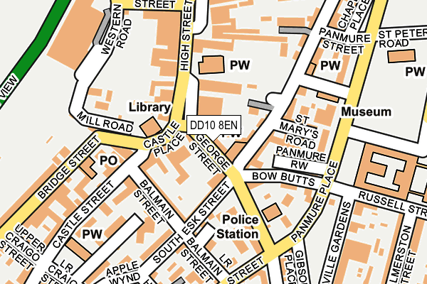 DD10 8EN map - OS OpenMap – Local (Ordnance Survey) DD10 8EN map - OS OpenMap – Local (Ordnance Survey)