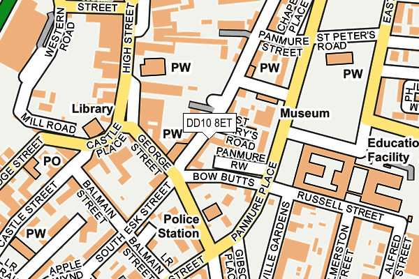 DD10 8ET map - OS OpenMap – Local (Ordnance Survey) DD10 8ET map - OS OpenMap – Local (Ordnance Survey)