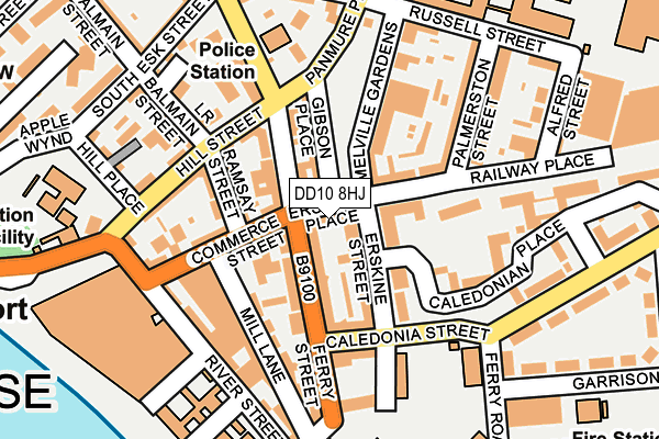 DD10 8HJ map - OS OpenMap – Local (Ordnance Survey) DD10 8HJ map - OS OpenMap – Local (Ordnance Survey)