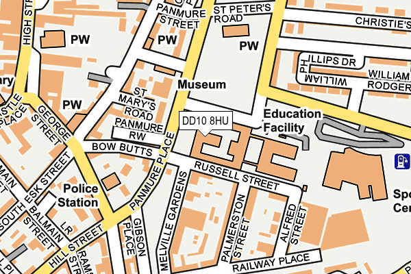 DD10 8HU map - OS OpenMap – Local (Ordnance Survey) DD10 8HU map - OS OpenMap – Local (Ordnance Survey)