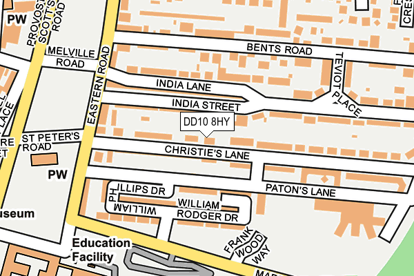 DD10 8HY map - OS OpenMap – Local (Ordnance Survey) DD10 8HY map - OS OpenMap – Local (Ordnance Survey)
