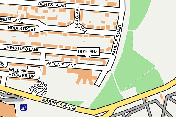 DD10 8HZ map - OS OpenMap – Local (Ordnance Survey) DD10 8HZ map - OS OpenMap – Local (Ordnance Survey)