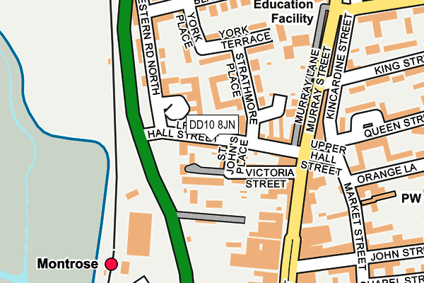 DD10 8JN map - OS OpenMap – Local (Ordnance Survey)