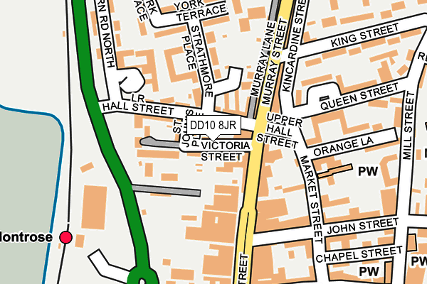 DD10 8JR map - OS OpenMap – Local (Ordnance Survey) DD10 8JR map - OS OpenMap – Local (Ordnance Survey)