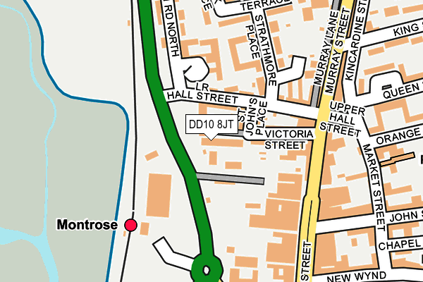 DD10 8JT map - OS OpenMap – Local (Ordnance Survey) DD10 8JT map - OS OpenMap – Local (Ordnance Survey)