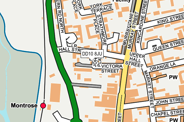 DD10 8JU map - OS OpenMap – Local (Ordnance Survey) DD10 8JU map - OS OpenMap – Local (Ordnance Survey)
