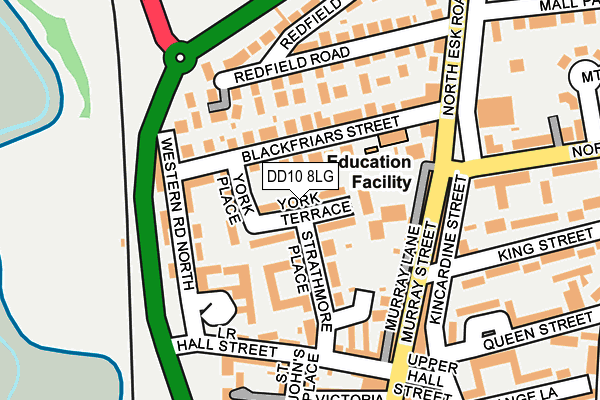 DD10 8LG map - OS OpenMap – Local (Ordnance Survey) DD10 8LG map - OS OpenMap – Local (Ordnance Survey)