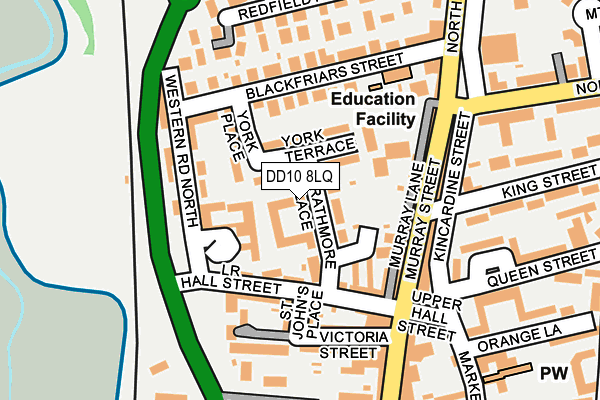 DD10 8LQ map - OS OpenMap – Local (Ordnance Survey) DD10 8LQ map - OS OpenMap – Local (Ordnance Survey)