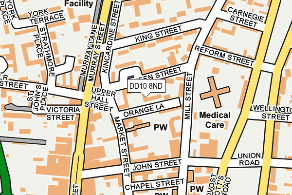 DD10 8ND map - OS OpenMap – Local (Ordnance Survey) DD10 8ND map - OS OpenMap – Local (Ordnance Survey)