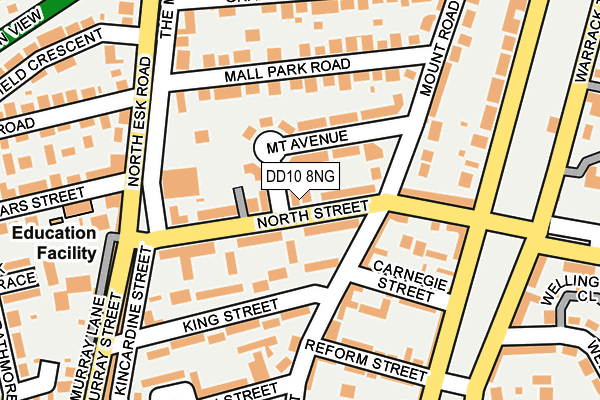 DD10 8NG map - OS OpenMap – Local (Ordnance Survey) DD10 8NG map - OS OpenMap – Local (Ordnance Survey)