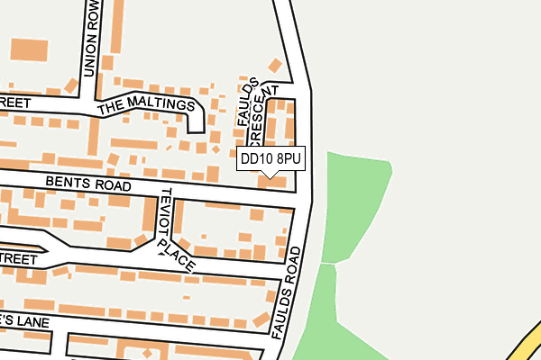 DD10 8PU map - OS OpenMap – Local (Ordnance Survey) DD10 8PU map - OS OpenMap – Local (Ordnance Survey)