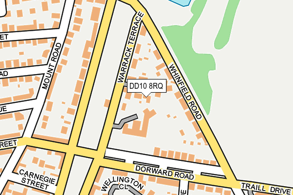 DD10 8RQ map - OS OpenMap – Local (Ordnance Survey) DD10 8RQ map - OS OpenMap – Local (Ordnance Survey)