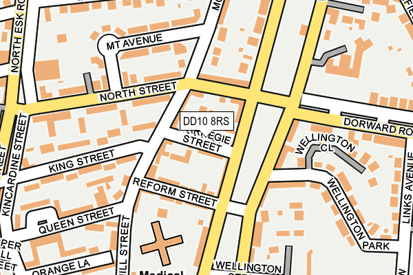 DD10 8RS map - OS OpenMap – Local (Ordnance Survey) DD10 8RS map - OS OpenMap – Local (Ordnance Survey)