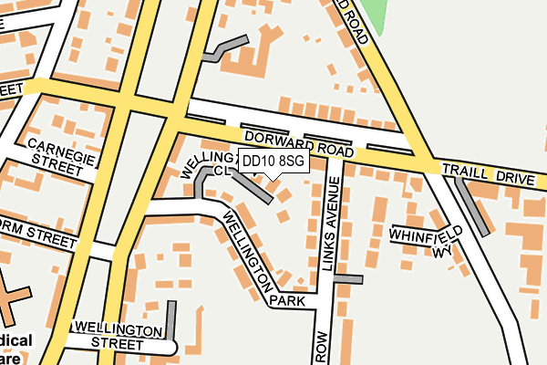 DD10 8SG map - OS OpenMap – Local (Ordnance Survey) DD10 8SG map - OS OpenMap – Local (Ordnance Survey)