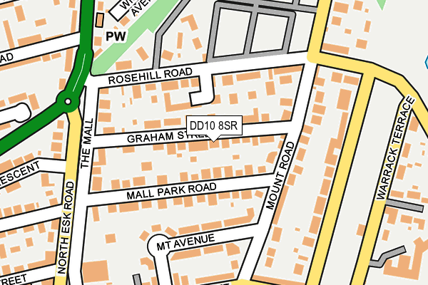 DD10 8SR map - OS OpenMap – Local (Ordnance Survey) DD10 8SR map - OS OpenMap – Local (Ordnance Survey)