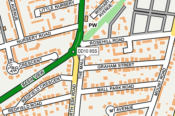 DD10 8SS map - OS OpenMap – Local (Ordnance Survey) DD10 8SS map - OS OpenMap – Local (Ordnance Survey)