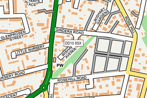 DD10 8SX map - OS OpenMap – Local (Ordnance Survey) DD10 8SX map - OS OpenMap – Local (Ordnance Survey)