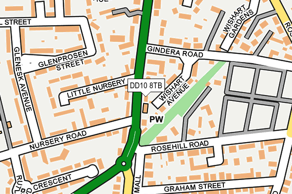 DD10 8TB map - OS OpenMap – Local (Ordnance Survey) DD10 8TB map - OS OpenMap – Local (Ordnance Survey)