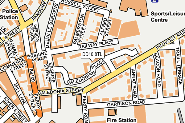 DD10 8TL map - OS OpenMap – Local (Ordnance Survey) DD10 8TL map - OS OpenMap – Local (Ordnance Survey)