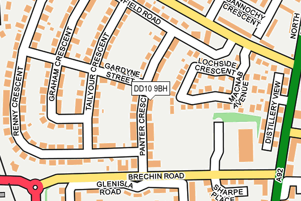DD10 9BH map - OS OpenMap – Local (Ordnance Survey) DD10 9BH map - OS OpenMap – Local (Ordnance Survey)