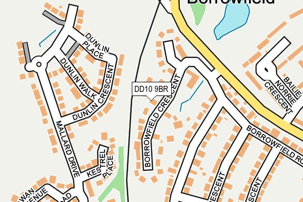 DD10 9BR map - OS OpenMap – Local (Ordnance Survey) DD10 9BR map - OS OpenMap – Local (Ordnance Survey)